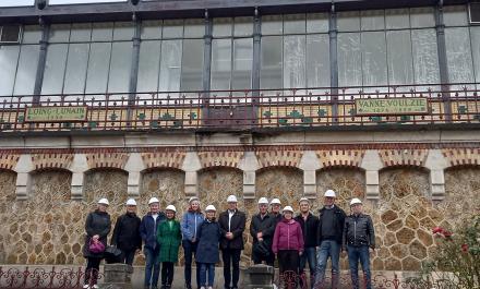 CHR members in front of the Montsouris reservoir